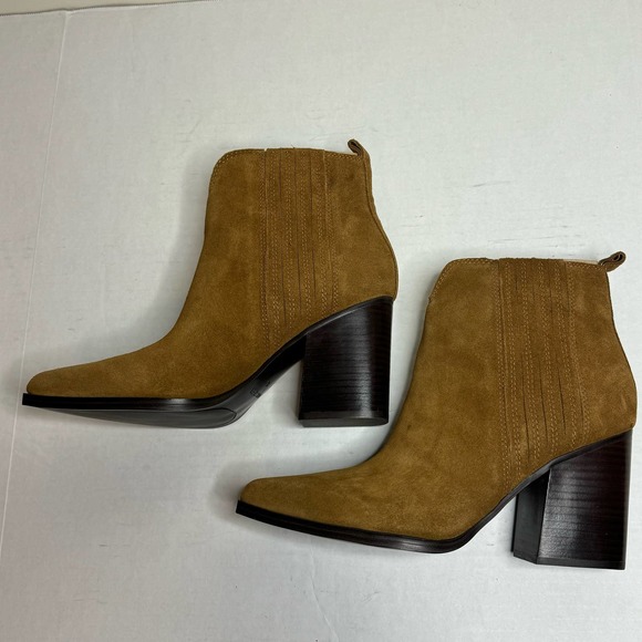 Marc Fisher Brown Maree Bootie NEW Size 6 - Picture 4 of 9